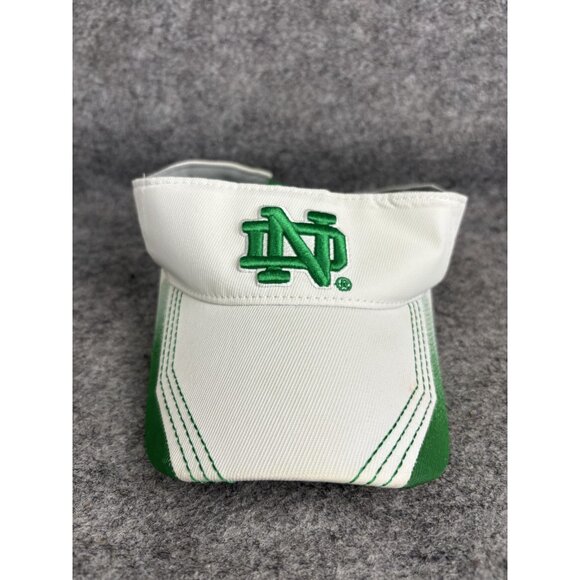 Notre Dame Fighting Irish Hat Visor Strap Back Mens College Football Climalite - Picture 1 of 7